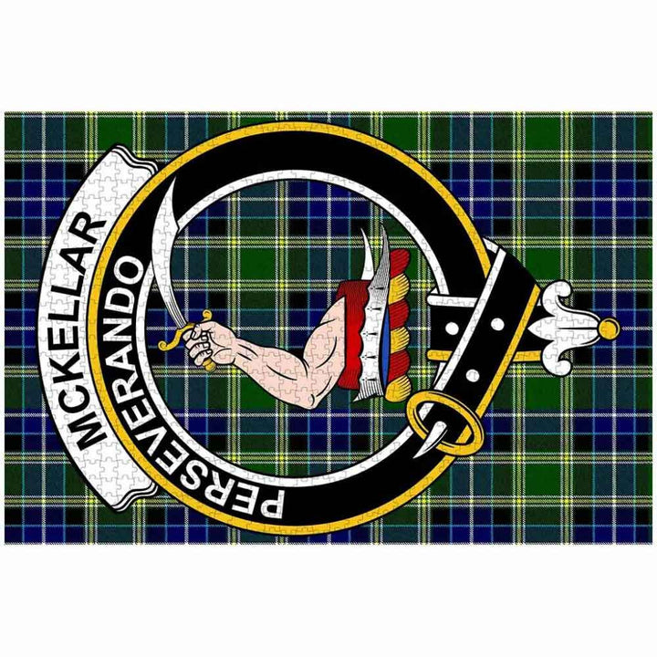 Scottish McKellar Clan Crest Tartan Jigsaw Puzzle 2