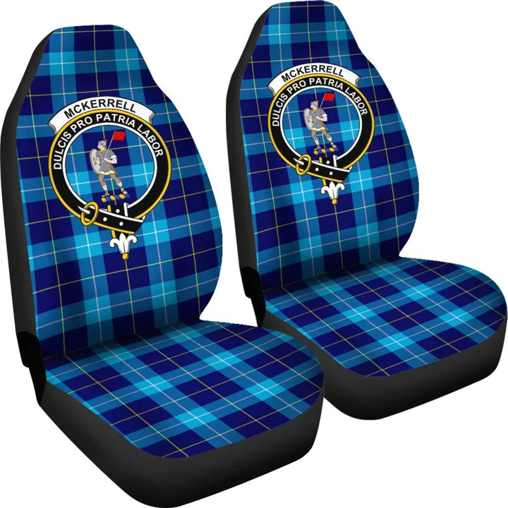 Scottish Mckerrell Clan Crest Tartan Car Seat Covers 4