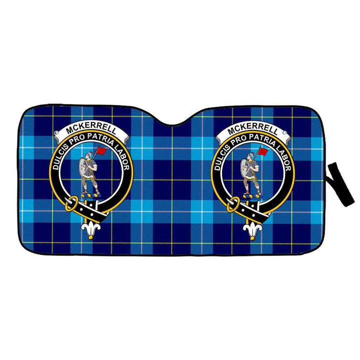 Scottish McKerrell Clan Crest Tartan Car Windshield Sun Shade Tartan Plaid 1