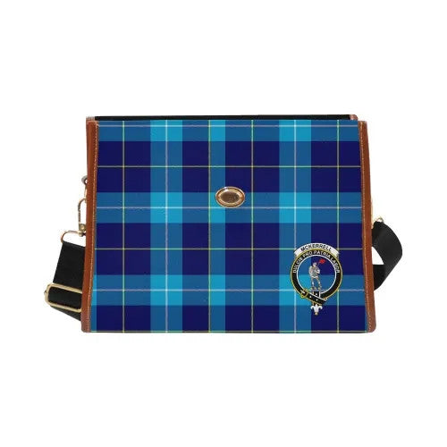 Scottish McKerrell Clan Crest Tartan Waterproof Canvas Bag Tartan Plaid 2