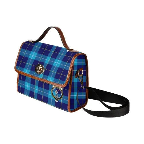 Scottish McKerrell Clan Crest Tartan Waterproof Canvas Bag Tartan Plaid 4