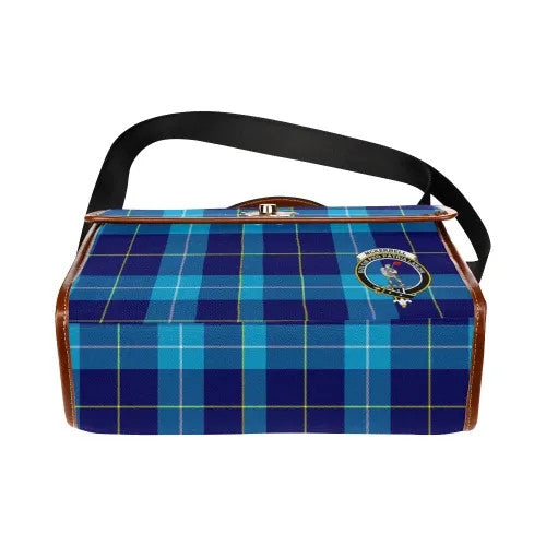 Scottish McKerrell Clan Crest Tartan Waterproof Canvas Bag Tartan Plaid 5