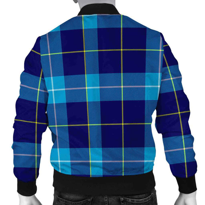 Scottish McKerrell Clan Tartan Bomber Jacket Tartan Plaid 3