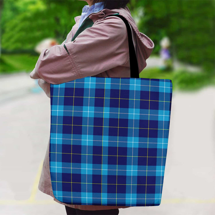 Scottish McKerrell Clan Tartan Canvas Bag With Shoulder Strap Tartan Plaid 2