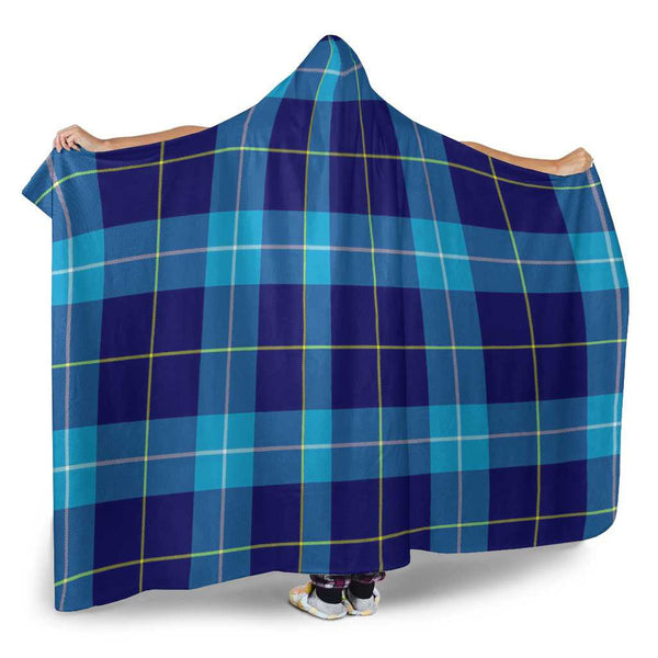 Scottish McKerrell Clan Tartan Hooded Blanket Tartan Plaid 2