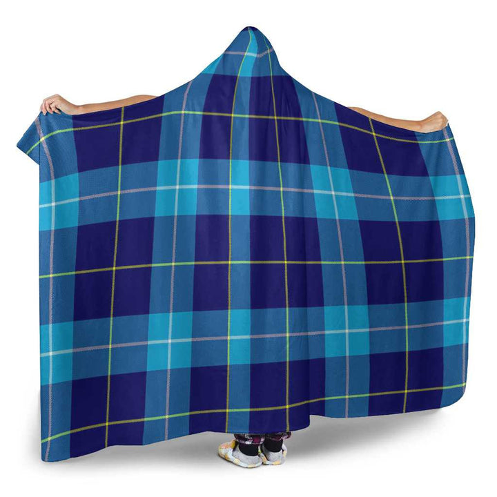 Scottish McKerrell Clan Tartan Hooded Blanket Tartan Plaid 2