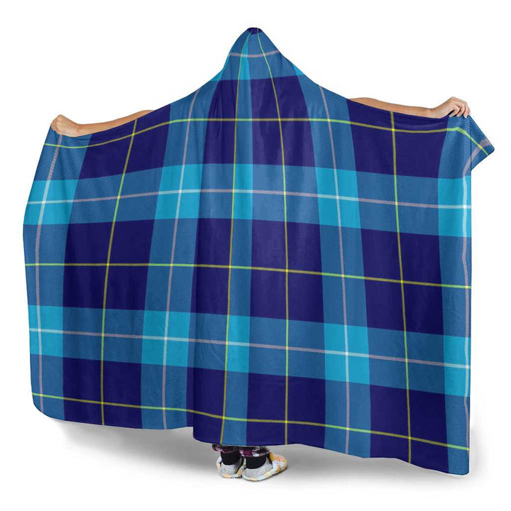 Scottish McKerrell Clan Tartan Hooded Blanket Tartan Plaid 3