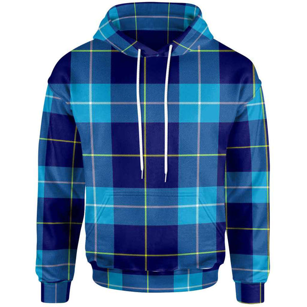 Scottish McKerrell Clan Tartan Hoodie Front Side Tartan Plaid