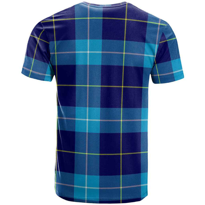 Scottish McKerrell Clan Tartan T-Shirt Back Side Tartan Plaid