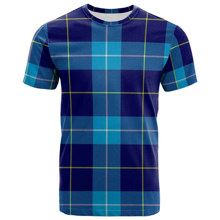 Scottish McKerrell Clan Tartan T-Shirt Front Side Tartan Plaid
