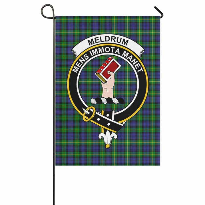 Scottish Meldrum Clan Crest Tartan Garden Flag Tartan Plaid 1