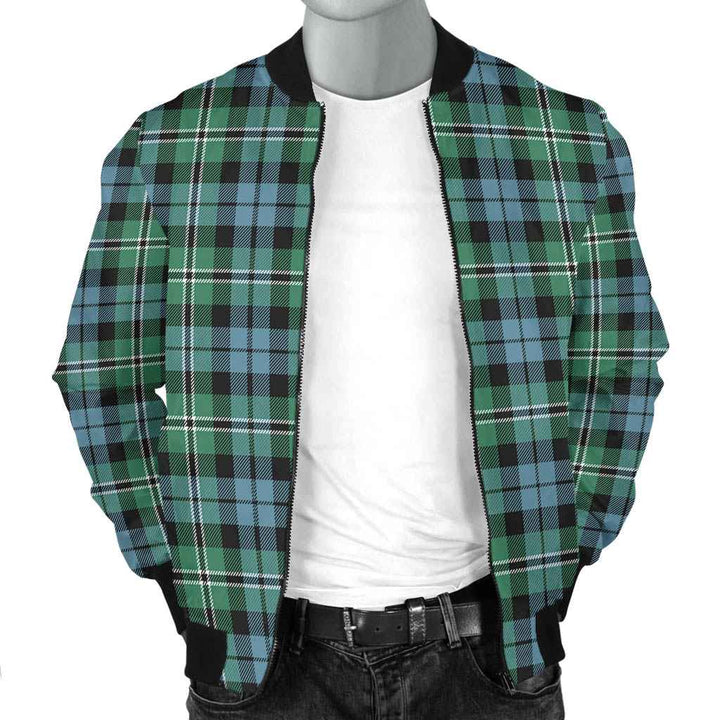 Scottish Melville Clan Tartan Bomber Jacket Tartan Plaid 2