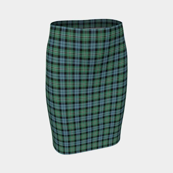 Scottish Melville Clan Tartan Fitted Skirt Tartan Plaid 1