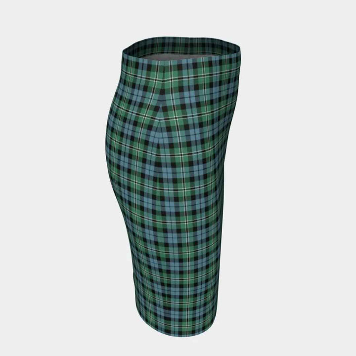 Scottish Melville Clan Tartan Fitted Skirt Tartan Plaid 3