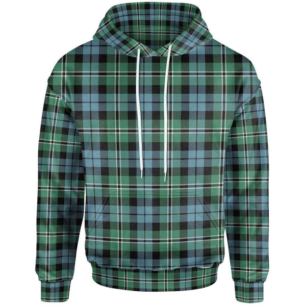 Scottish Melville Clan Tartan Hoodie Front Side Tartan Plaid