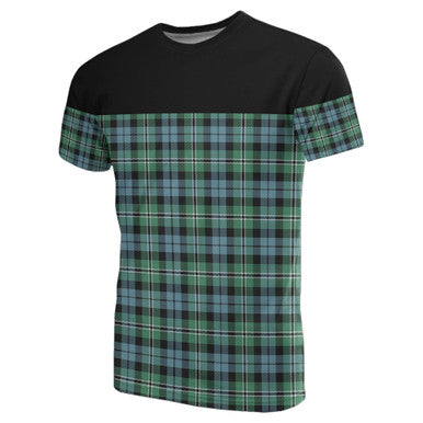 Scottish Melville Clan Tartan T-Shirt Horizontal Style Front Side Tartan Plaid
