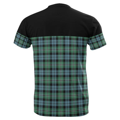 Scottish Melville Clan Tartan T-Shirt Horizontal Style Back Side Tartan Plaid
