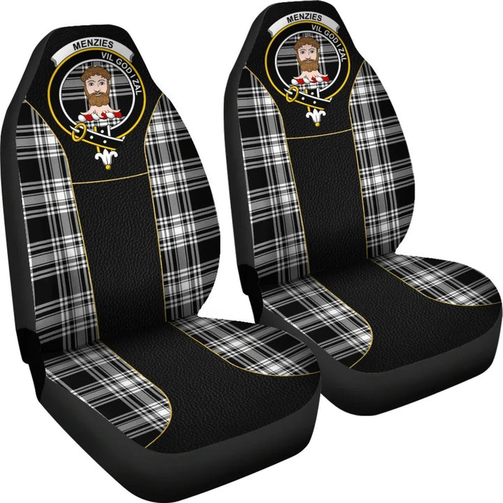 Scottish Menzies Clan Crest Tartan Car Seat Covers - Special Style 4