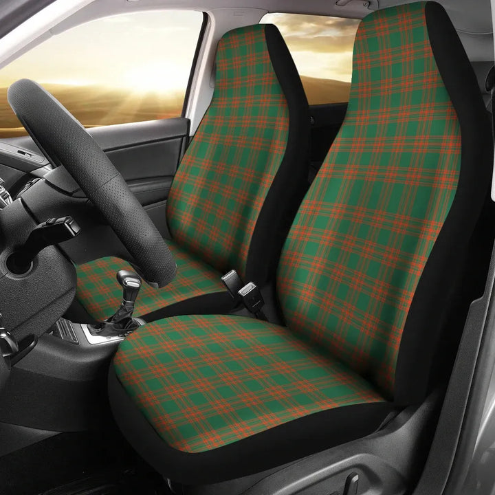 Scottish Menzies Green Ancient Clan Tartan Car Seat Covers 2