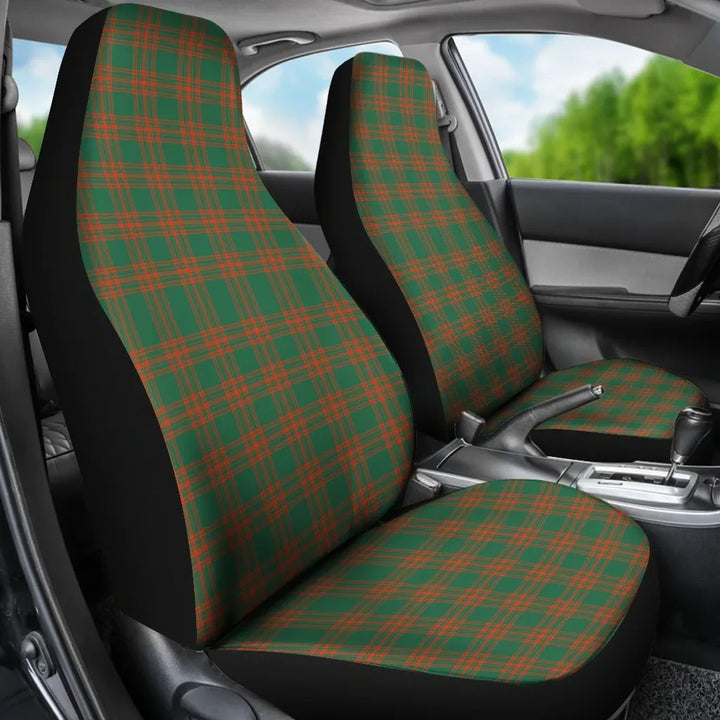Scottish Menzies Green Ancient Clan Tartan Car Seat Covers 3
