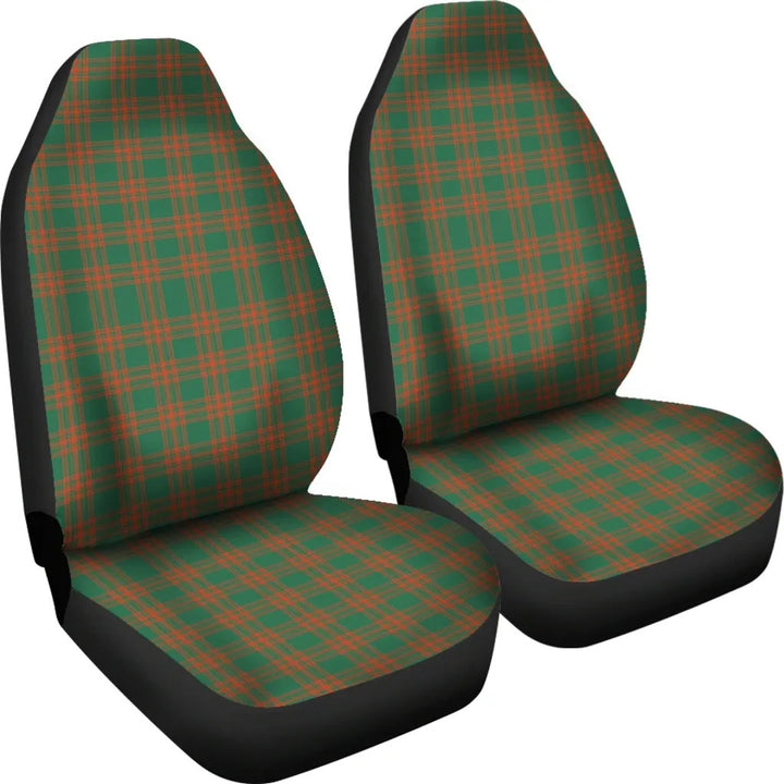 Scottish Menzies Green Ancient Clan Tartan Car Seat Covers 4