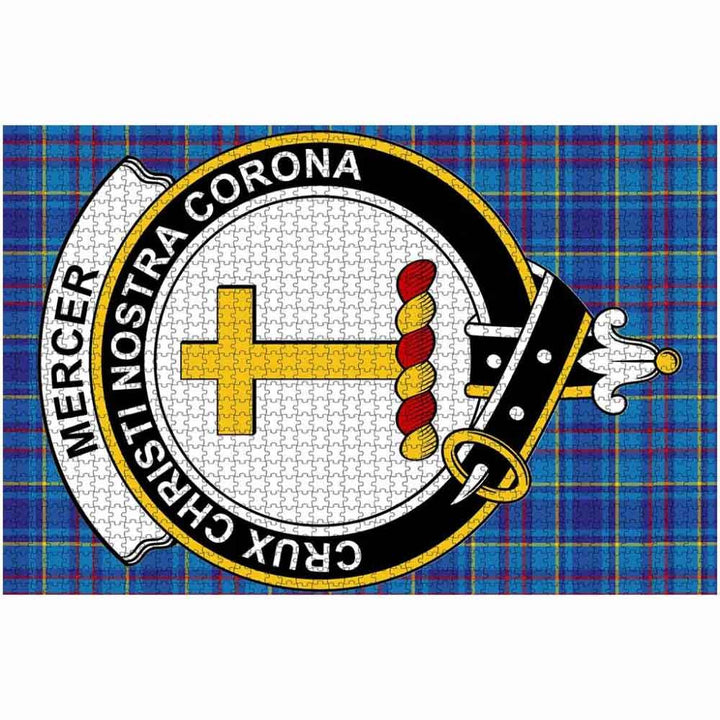 Scottish Mercer Clan Crest Tartan Jigsaw Puzzle 2