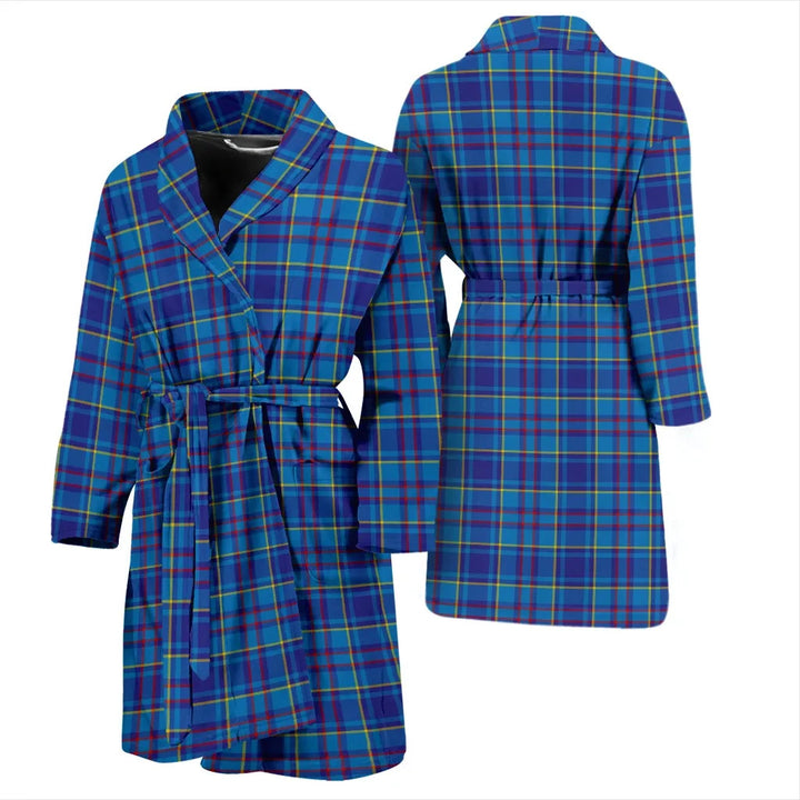Scottish Mercer Modern Clan Tartan Bathrobe 3
