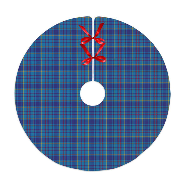 Scottish Mercer Modern Clan Tartan Christmas Tree Skirt No Tassels 1 Tartan Plaid