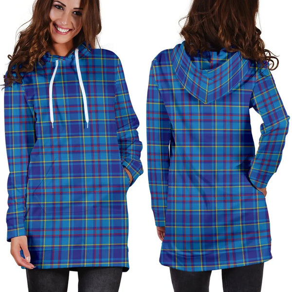 Scottish Mercer Modern Clan Tartan Hoodie Dress