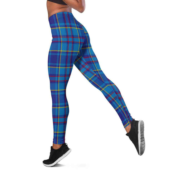 Scottish Mercer Modern Clan Tartan Women Leggings Tartan Plaid 2