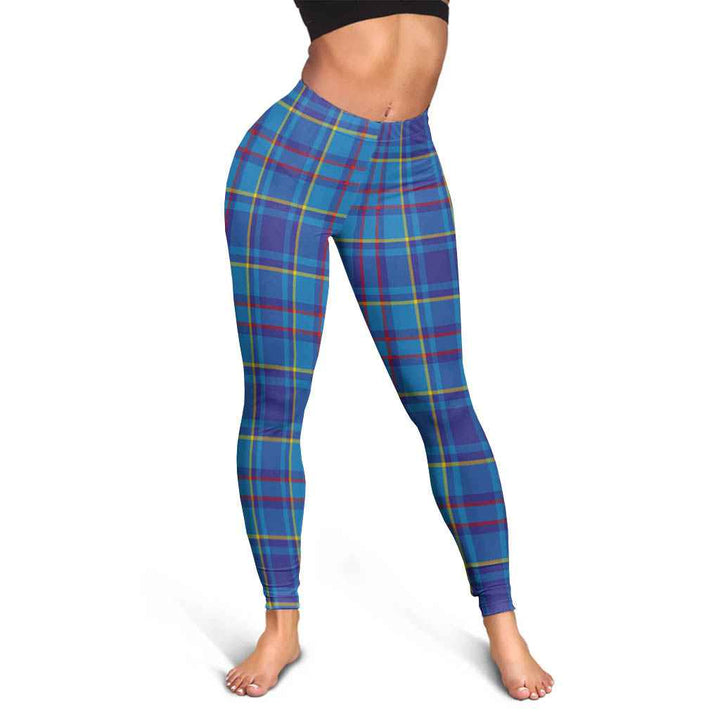 Scottish Mercer Modern Clan Tartan Women Leggings Tartan Plaid 3