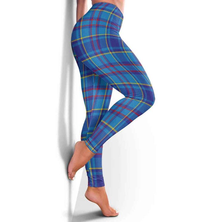 Scottish Mercer Modern Clan Tartan Women Leggings Tartan Plaid 4