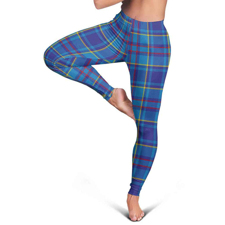 Scottish Mercer Modern Clan Tartan Women Leggings Tartan Plaid 5