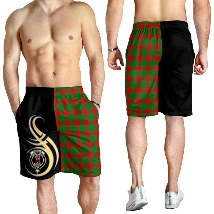 Scottish Middleton Modern Clan Crest Tartan Believe in Me Men's Shorts