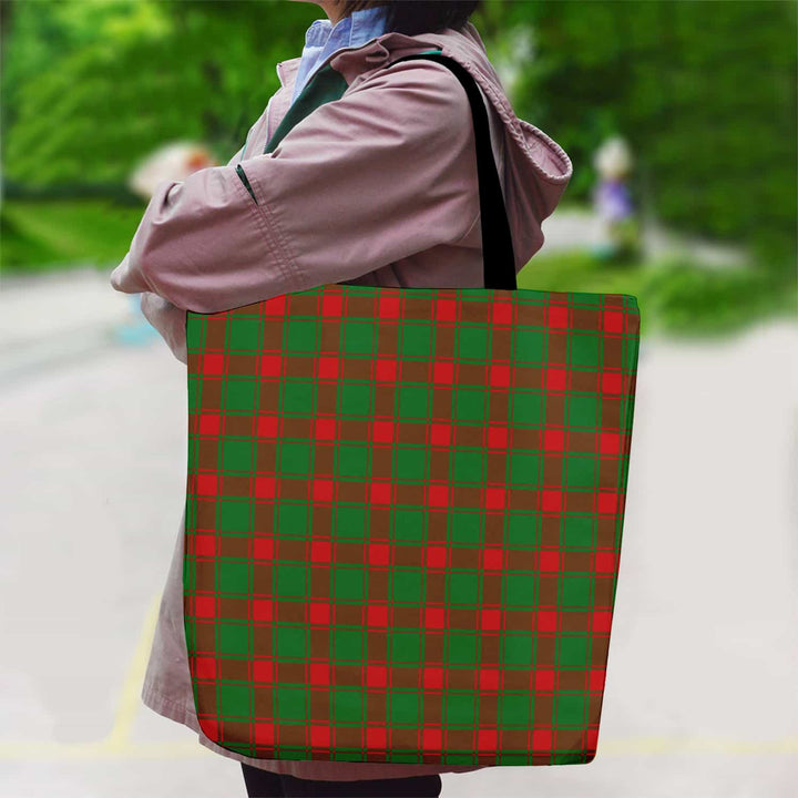 Scottish Middleton Modern Clan Tartan Canvas Bag With Shoulder Strap Tartan Plaid 2