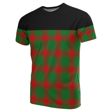 Scottish Middleton Modern Clan Tartan T-Shirt Horizontal Style Front Side Tartan Plaid