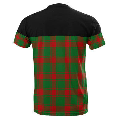 Scottish Middleton Modern Clan Tartan T-Shirt Horizontal Style Back Side Tartan Plaid