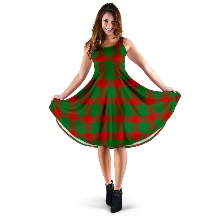 Scottish Middleton Modern Clan Tartan Women Midi Dress