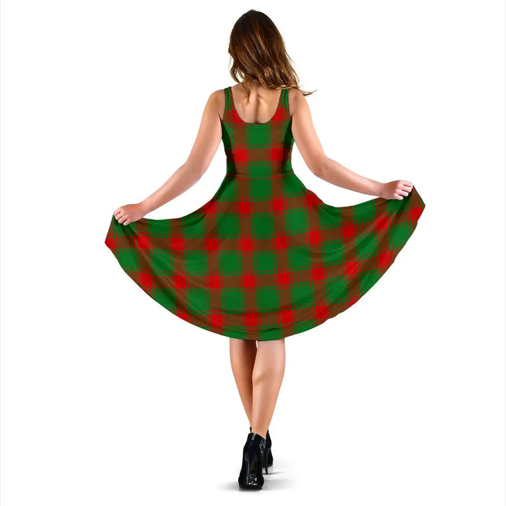 Scottish Middleton Modern Clan Tartan Women Midi Dress