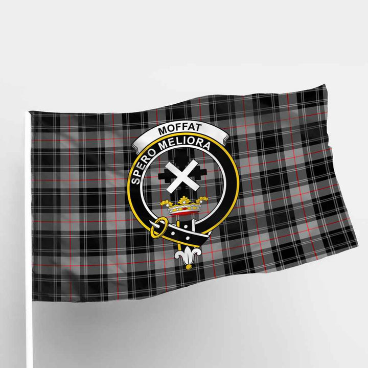 Scottish Moffat Clan Crest Tartan Flag Parade Tartan Plaid 1