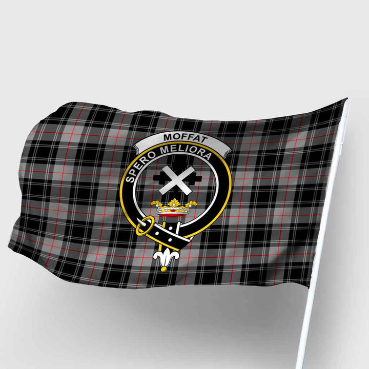 Scottish Moffat Clan Crest Tartan Flag Parade Tartan Plaid 2