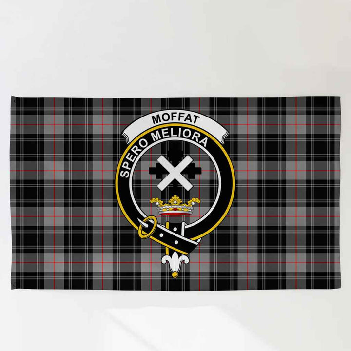 Scottish Moffat Clan Crest Tartan Flag Parade Tartan Plaid 3