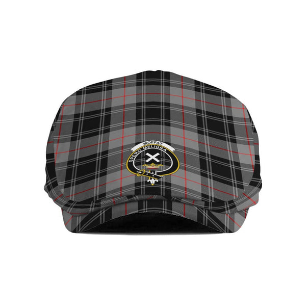 Scottish Moffat Clan Crest Tartan Flat Cap Tartan Plaid 1