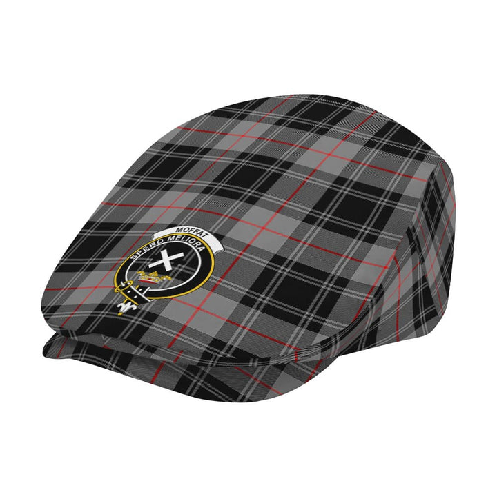 Scottish Moffat Clan Crest Tartan Flat Cap Tartan Plaid 2