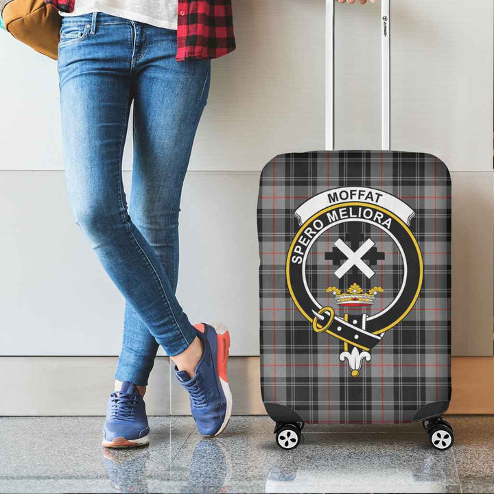 Scottish Moffat Clan Crest Tartan Luggage Cover Tartan Plaid 2