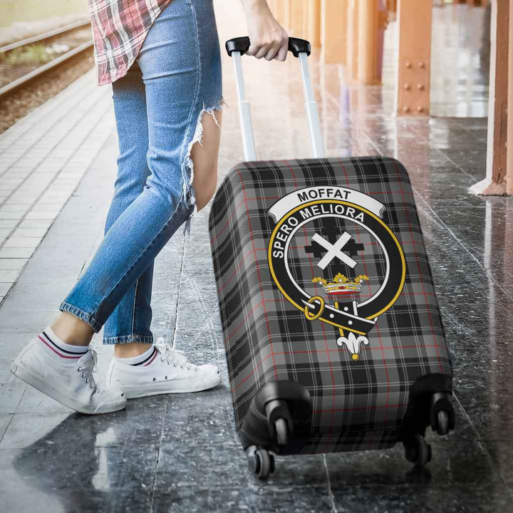 Scottish Moffat Clan Crest Tartan Luggage Cover Tartan Plaid 3