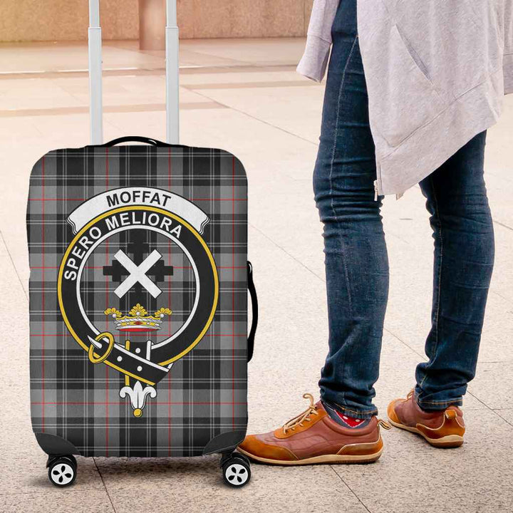 Scottish Moffat Clan Crest Tartan Luggage Cover Tartan Plaid 4