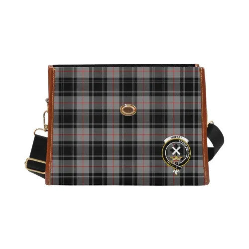 Scottish Moffat Clan Crest Tartan Waterproof Canvas Bag Tartan Plaid 2