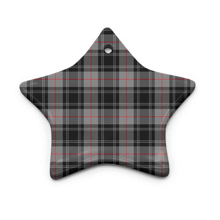 Scottish Moffat Modern Clan Tartan Ceramic Ornament Star Shape Tartan Plaid