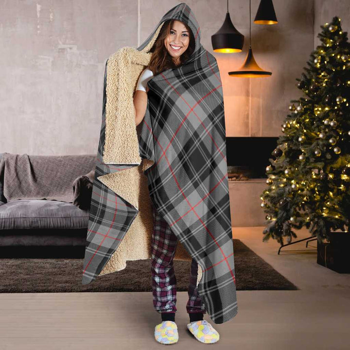 Scottish Moffat Modern Clan Tartan Hooded Blanket Tartan Plaid 6